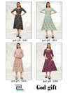 God Gift By Blue Hills Rayon Premium Printed Feeding Kurtis Wholesale Online
